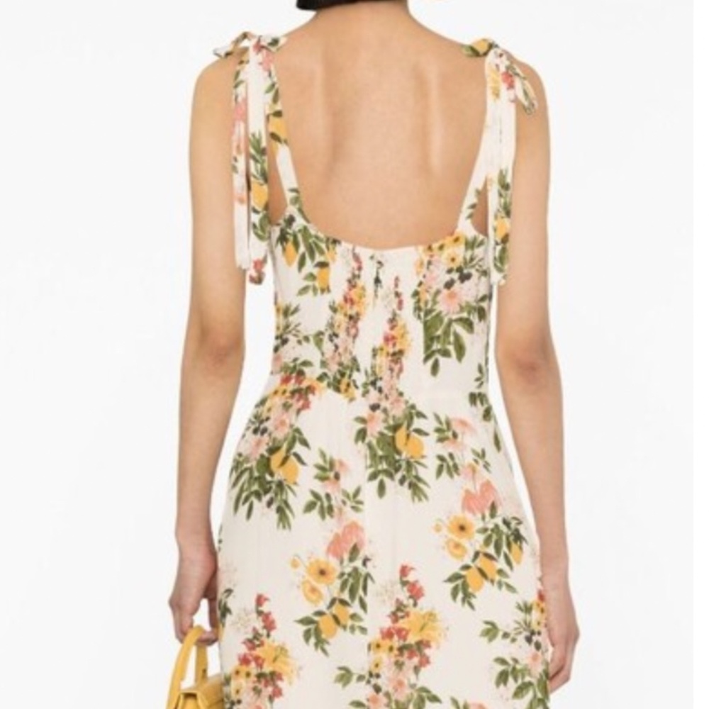 NEW Reformation Besse Midi Floral Dress - Milo Floral - Picture 4 of 13